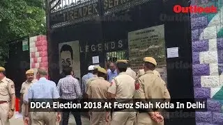 DDCA Election 2018 At Feroz Shah Kotla In Delhi