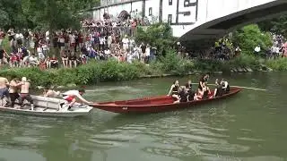 Stocherkahnrennen  2023 Tübingen Zieleinlauf #1 4K
