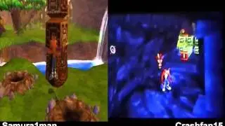 IAS5: Round 2 - Samura1man vs Crashfan15 - Crash TwinSanity Race to Ice Lab - Part 2/2