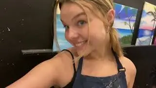 new puppy, shein haul & a paint class!!