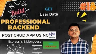 Get User Profile Data in Post CRUD App | Express.js & Mongoose #18