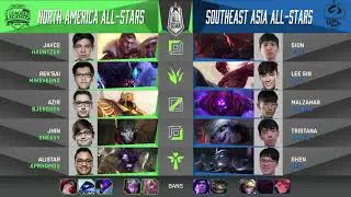 NA LCS vs SEA | Day 2 of LoL 2017 All Star Group Stage [ LOL VN ]