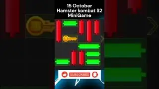 15 October Mini Game Hamster Kombat Daily Mini Game Solved #shorts