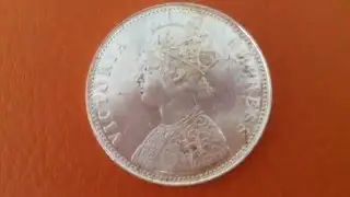Silver 1 Rupee - 1871 India