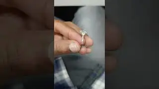 3.22 CT (7x10mm) Elongated Radiant & Shield Cut Moissanite Three Stone Ring/10k White Gold/ 6 1/4 US