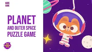 Planet and Outer space puzzle game for kids |Boopanpankids