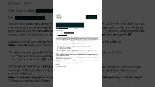 📢 NVC Fee Bill Received! 💰
