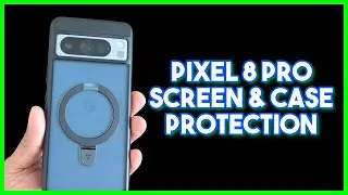 Защита Pixel 8 Pro с помощью купольного стекла Whitestone и чехла Torras