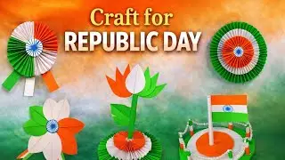 Craft for REPUBLIC DAY 🇮🇳 | Easy Tricolor Paper Crafts for Kids & School Decoration