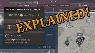 Humankind - War support/score fully explained