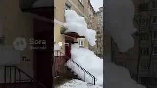 В Москве пена захватила многоэтажку #sora2 #юмор #прикол