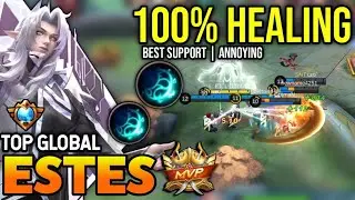 ESTES BEST BUILD 2023 | TOP GLOBAL ESTES GAMEPLAY | MOBILE LEGENDS✓