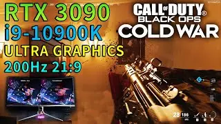 CoD: Black Ops Cold War 200Hz | RTX 3090 | i9 10900K 5.2GHz | ULTRA GRAPHICS | 21:9
