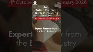 Join the Online Course in Book Publishing by National Book Trust, India