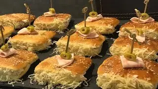 بلاطو مالح👌 تحضير أروع بريوش بحشوة لذيذة 😋  #مملحات