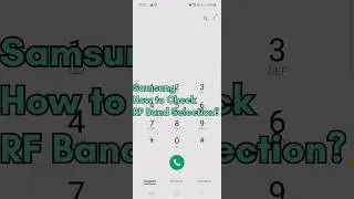 Samsung : How to check RF Band Selection? #shorts #techinfo #secretcode #code #android