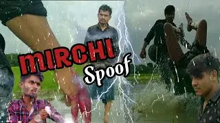 mirchi movie Hindi dubbed||probash rain action Spoof#mirchi #probash