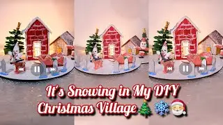 MERRY CHRISTMAS | DIY Christmas Village 