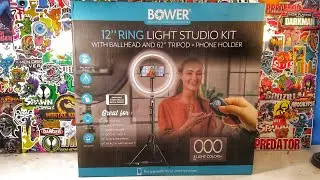 BOWER SMART PHOTOGRAPHY SERIES 12 INCH RING LIGHT STUDIO KIT REVIEW!