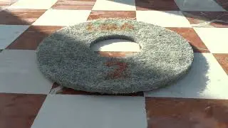 Tutorial: come levigare marmo graffiato e opacizzato con pad diamantati Traxopad | LMA MACHINE