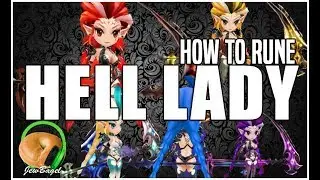 SUMMONERS WAR : How to Rune HELL LADY (Raki, Beth, Ethna, Craka, Asima)