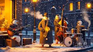 The Cool Penguins &ndash; Smooth Jazz Caf&eacute; ☕ | Relaxing Jazz for Study, Work & Focus