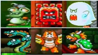 Yet Another SMW HACK (SNES) All Bosses (No Damage) Super Mario World Hack