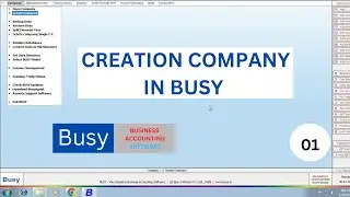 How to create company in busy win ||  busy win Mai company kese banate hai busy win #busy win