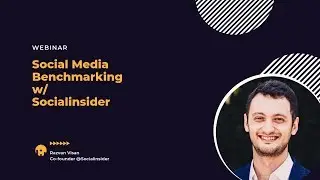 Webinar - How to create social media benchmarks with Socialinsider