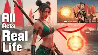 Shadow Fight 2 Real Life Movie Trailer (AI Concept) - All Acts | ShadowFight 2 | Oz Graphics Studios