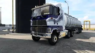 Euro Truck Simulator 2 Delivery of sulfuric acid (SnowyMoon Lite Version)