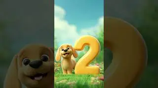 LEARN NUMBERS WITH ANIMALS | NUMBER 2 | #puppy #dog #kidssongs #numbers  #cartoon