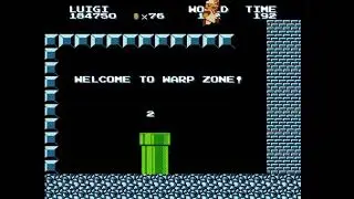 Every Warp Zone in The Lost Levels, Forward and Backward (excluding A & B Worlds)