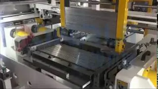intercooler core builder with automatic flat tube dispenser