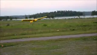RC - Airflow test with windstrips and winglets