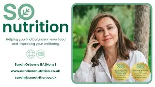 SONutrition with Sarah Osborne BA (Hons) - Most Influential Therapist 2024