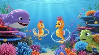 Swim Like a Seahorse | Fun Ocean & Kids Song for Toddlers | Nursery Rhymes & Baby Music 🐴🌊🎶