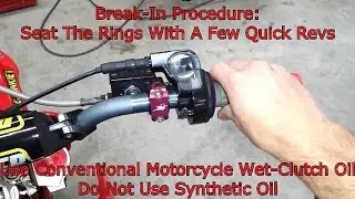 Pit Bike Junkie Magazine - New Piston And Rings - Break-In Procedure