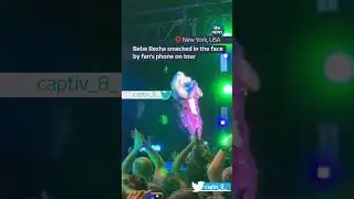 Bebe Rexha smacked in the face by fan&rsquo;s phone on tour #itvnews