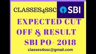 SBI PO EXPECTED CUT OFF 2018