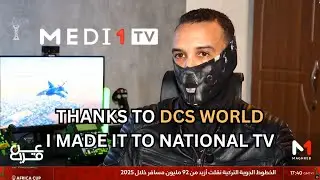Вот так DCS World перевел меня из игровой комнаты на Medi1 TV.