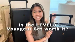 Pack With Me | First Impressions of LEVEL8 Voyageur Luggage Set