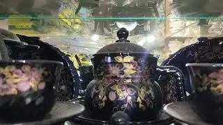 Sarfraz alam delhi black 🖤 dinner set 72pcs Order k liye call kre 8328142471 par 