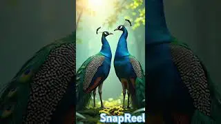 Beautiful 2 Peacock Closeup#birds #peacock#shorts#youtubeshorts #nature #wildlife #trending