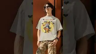 Vintage Halloween Werewolf Pixel Art Oversized Shirt #oversizedtshirts #retrogames #pixelgaming