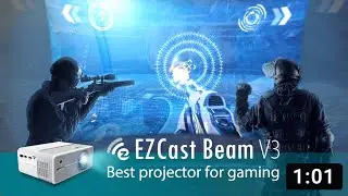 EZCast Beam V3 - Best projector for gaming
