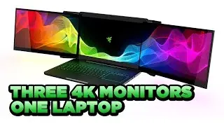 This Gaming Laptop Has THREE 4K Monitors - CES 2017