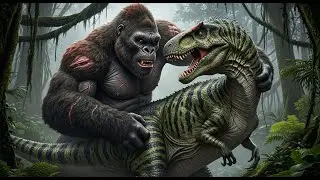 EPIC BATTLE: King Kong vs Allosaurus - The Most Intense Monster Fight Ever!