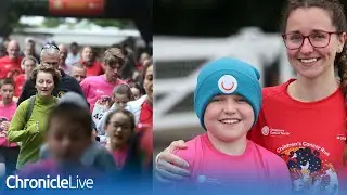 Thousands of families descended on Newcastle Racecourse on Sunday in aid of a good cause