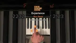 EXPERIENCE PIANO TUTORIAL #piano #pianotutorial #shorts